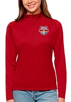 Antigua New York Red Bulls Womens Tribute Qtr Zip Pullover