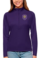 Antigua Orlando City SC Womens Tribute Qtr Zip Pullover