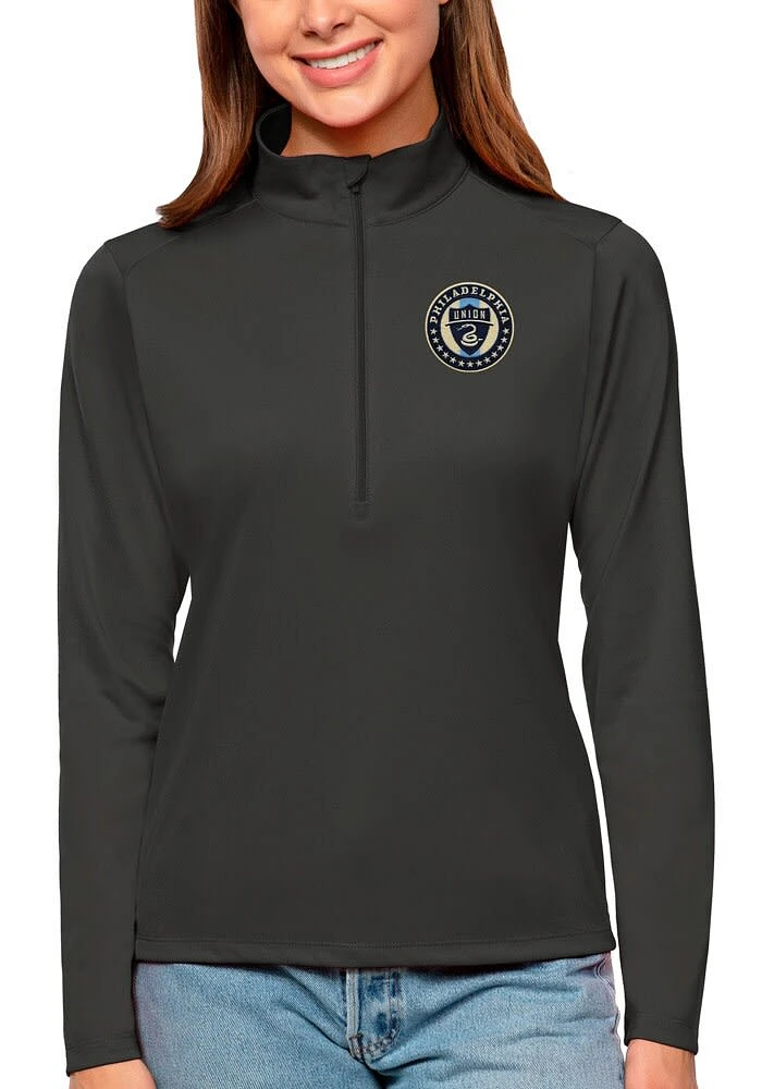 Antigua Philadelphia Union Womens Tribute Qtr Zip Pullover