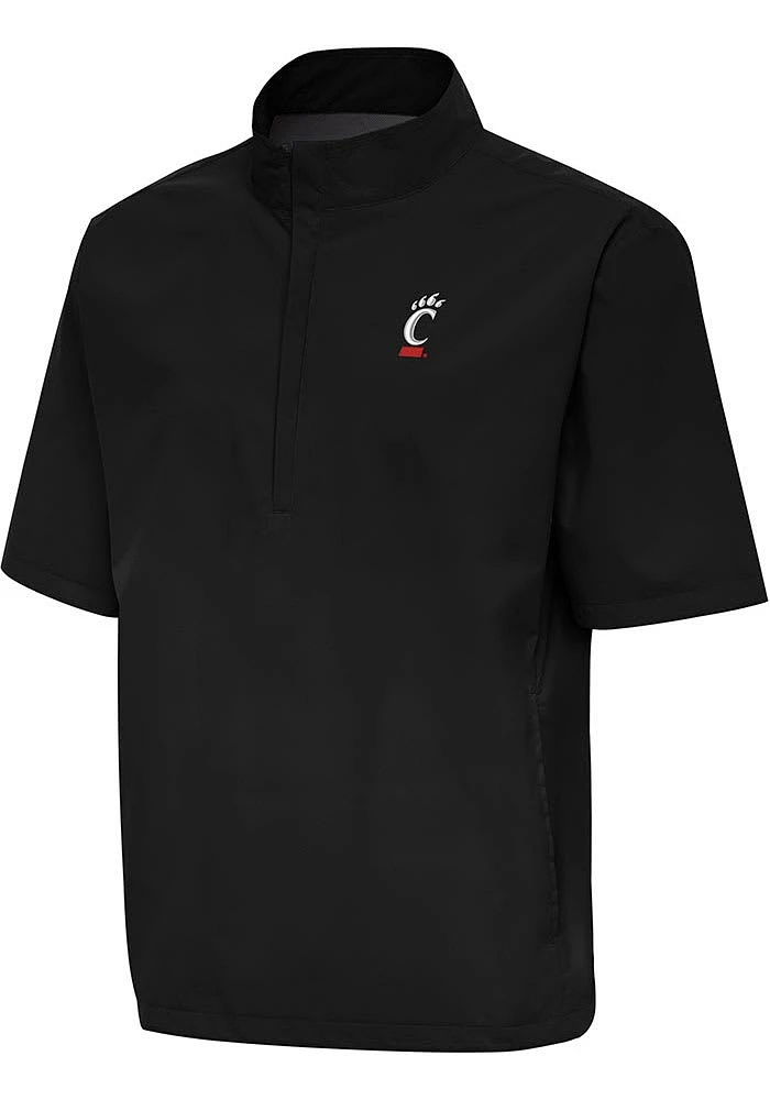 Antigua Cincinnati Bearcats Mens Brisk Short Sleeve Jacket