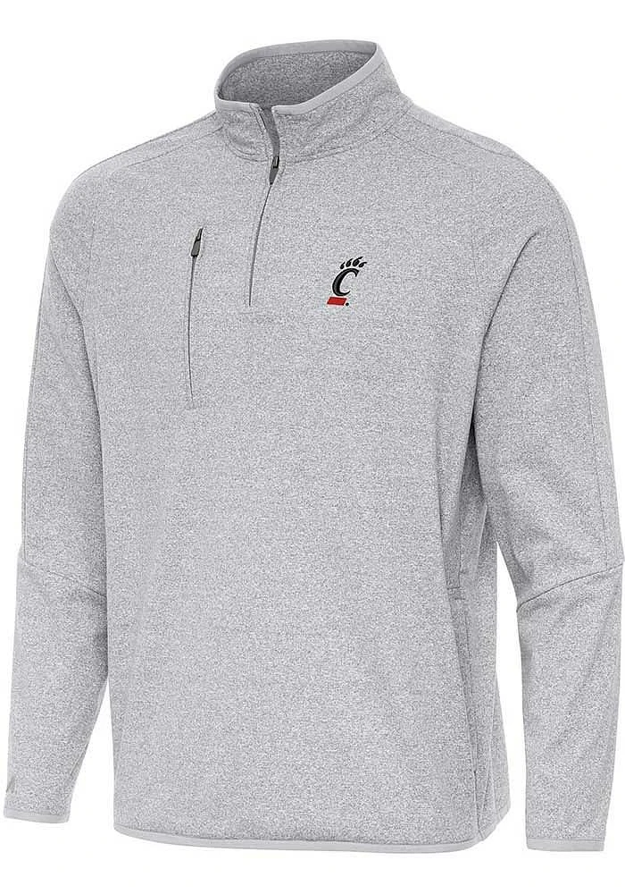 Antigua Cincinnati Bearcats Mens Certain Long Sleeve 1/4 Zip Pullover