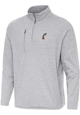 Antigua Cincinnati Bearcats Mens Certain Long Sleeve 1/4 Zip Pullover