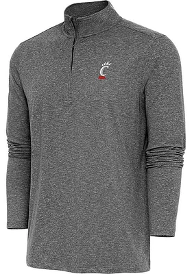 Antigua Cincinnati Bearcats Mens Hunk Long Sleeve Qtr Zip Pullover