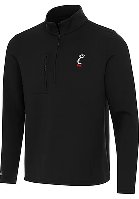 Antigua Cincinnati Bearcats Mens Insider Long Sleeve Qtr Zip Pullover