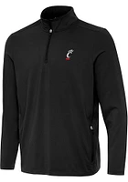 Antigua Cincinnati Bearcats Mens Perilous Long Sleeve Qtr Zip Pullover