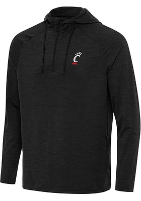 Antigua Cincinnati Bearcats Mens Spikes Long Sleeve Qtr Zip Pullover