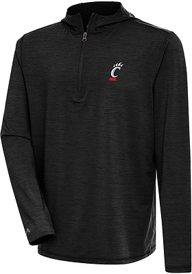 Antigua Cincinnati Bearcats Mens Tidy Long Sleeve 1/4 Zip Pullover