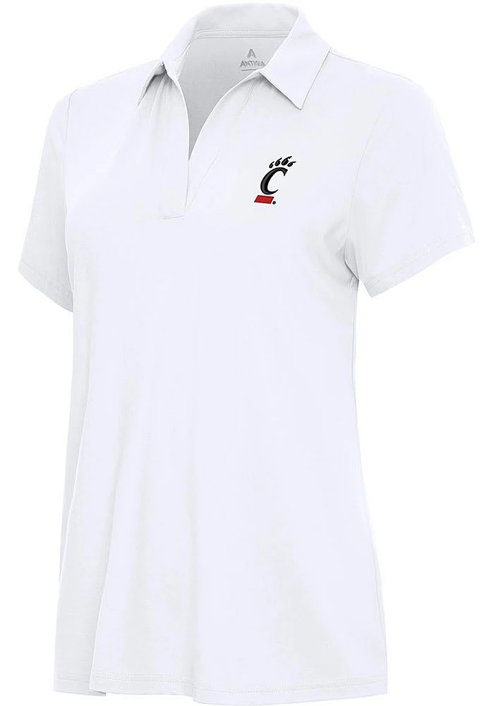 Antigua Cincinnati Bearcats Womens Era Short Sleeve Polo Shirt