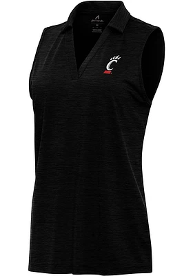 Antigua Cincinnati Bearcats Womens Black Layout Polo Shirt