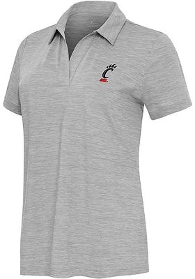 Antigua Cincinnati Bearcats Womens Layout Short Sleeve Polo Shirt