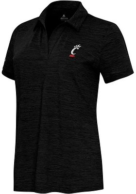 Antigua Cincinnati Bearcats Womens Layout Short Sleeve Polo Shirt