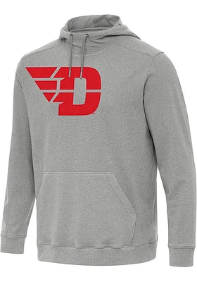 Antigua Dayton Flyers Mens Full Front Cloud Long Sleeve Hoodie