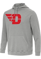 Antigua Dayton Flyers Mens Full Front Cloud Long Sleeve Hoodie