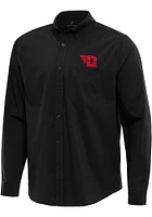 Antigua Dayton Flyers Mens Flight Long Sleeve Dress Shirt