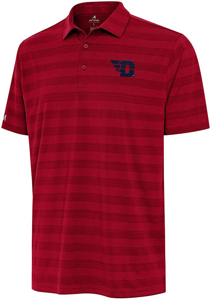 Antigua Dayton Flyers Mens Tunnel Short Sleeve Polo