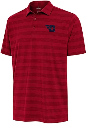 Antigua Dayton Flyers Mens Tunnel Short Sleeve Polo