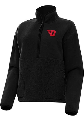 Antigua Dayton Flyers Womens Figure Qtr Zip