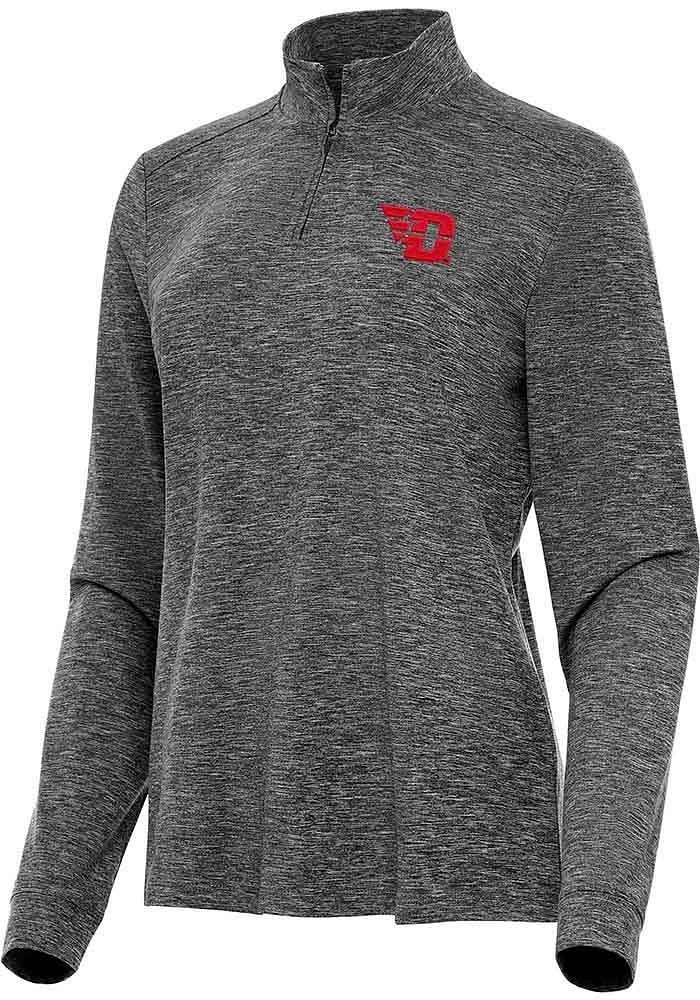 Antigua Dayton Flyers Womens Mentor Qtr Zip Pullover