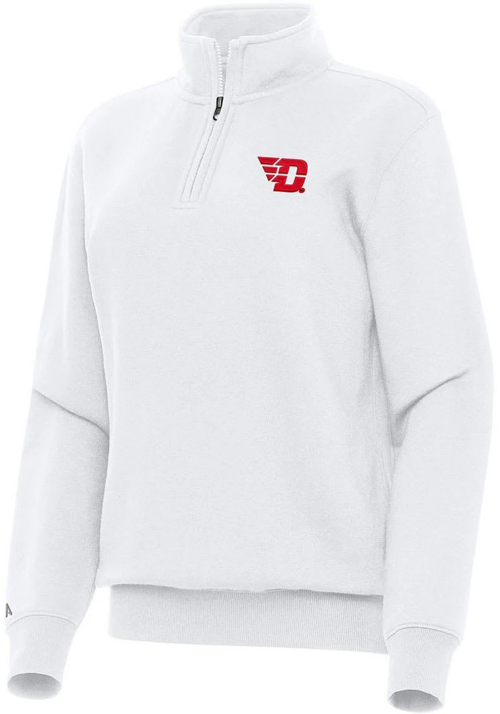 Antigua Dayton Flyers Womens Victory Qtr Zip