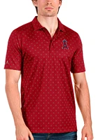 Antigua Los Angeles Angels Mens Spark Short Sleeve Polo