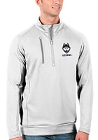Antigua UConn Huskies Mens Generation Long Sleeve Qtr Zip Pullover