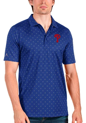 Antigua Philadelphia Phillies Mens Spark Short Sleeve Polo