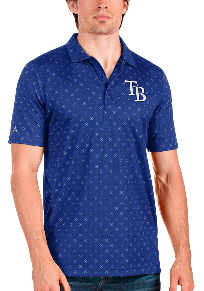 Antigua Tampa Bay Rays Mens Spark Short Sleeve Polo
