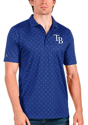 Antigua Tampa Bay Rays Mens Spark Short Sleeve Polo