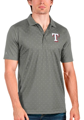 Antigua Texas Rangers Mens Spark Short Sleeve Polo