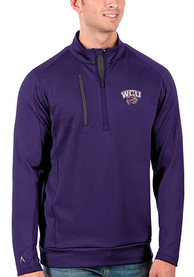 Antigua Western Carolina Mens Generation Long Sleeve Qtr Zip Pullover