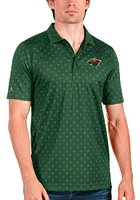 Antigua Minnesota Wild Mens Spark Short Sleeve Polo