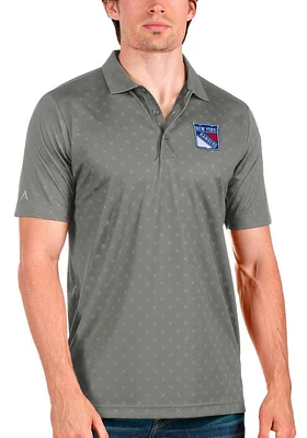 Antigua New York Rangers Mens Spark Short Sleeve Polo