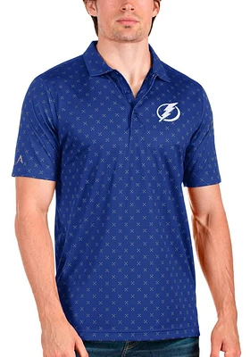 Antigua Tampa Bay Lightning Mens Spark Short Sleeve Polo
