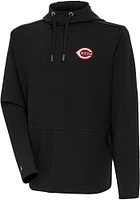 Antigua Cincinnati Reds Mens  Honeycomb Long Sleeve Hoodie