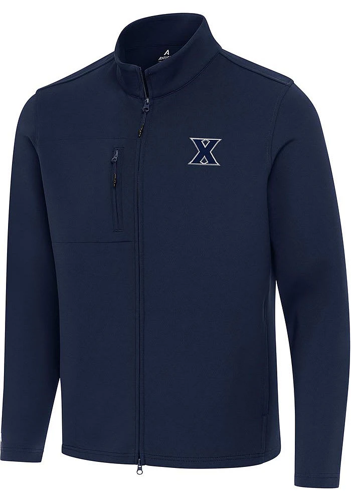 Antigua Xavier Musketeers Mens Navy Blue Objection Light Weight Jacket