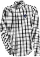 Antigua Xavier Musketeers Mens Black Tending Long Sleeve Dress Shirt