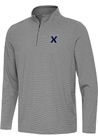 Antigua Xavier Musketeers Mens Twine Long Sleeve Qtr Zip Pullover