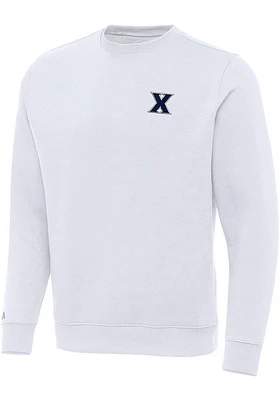 Antigua Xavier Musketeers Mens Victory Long Sleeve Crew Sweatshirt