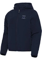 Antigua Xavier Musketeers Womens Navy Blue Universe Filled Jacket