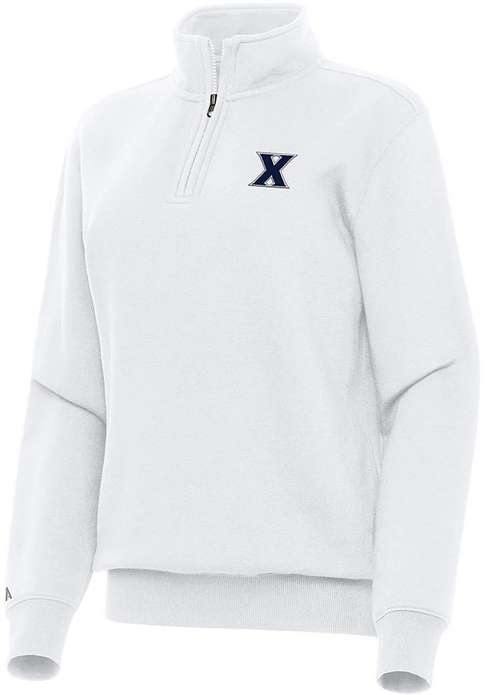 Antigua Xavier Musketeers Womens Victory Qtr Zip