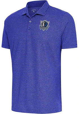 Antigua Dallas Mavericks Mens Blue Esteem Short Sleeve Polo