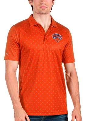 Antigua New York Knicks Mens Spark Short Sleeve Polo