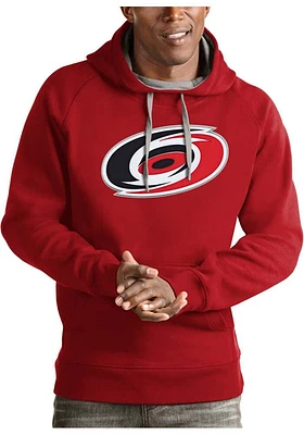 Antigua Carolina Hurricanes Mens Full Front Victory Long Sleeve Hoodie