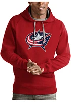 Antigua Columbus Blue Jackets Mens Full Front Victory Long Sleeve Hoodie