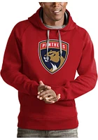 Antigua Florida Panthers Mens Red Victory Long Sleeve Hoodie