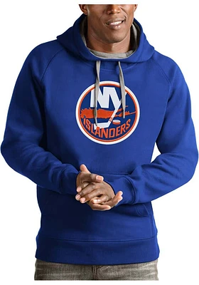 Antigua New York Islanders Mens Full Front Victory Long Sleeve Hoodie