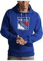 Antigua New York Rangers Mens Full Front Victory Long Sleeve Hoodie