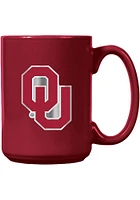 Oklahoma Sooners 15oz Red Ceramic Mug - Red