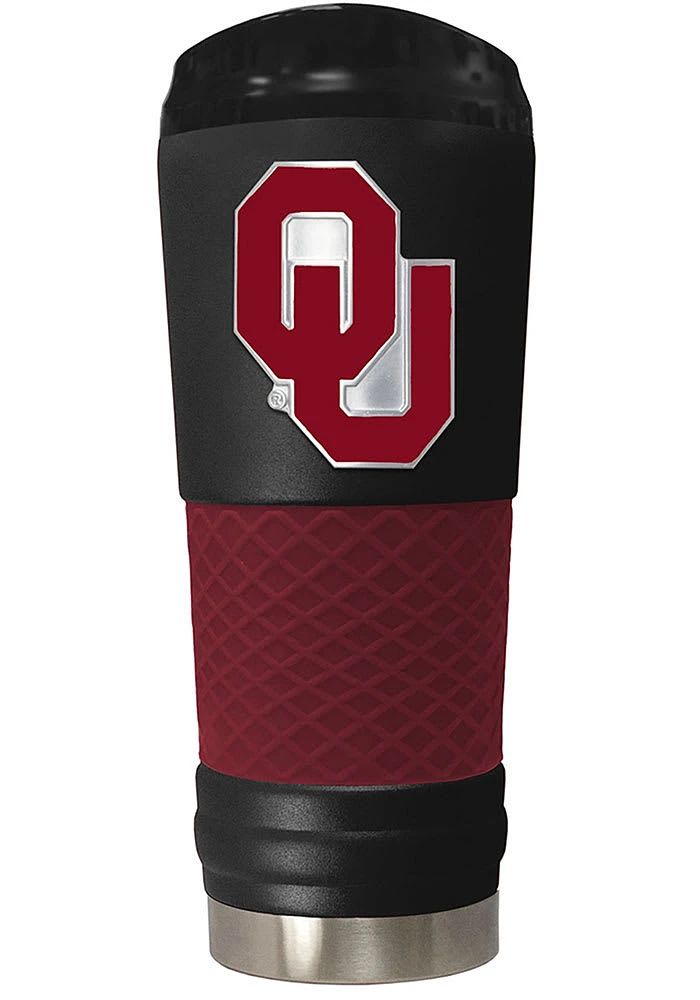 Oklahoma Sooners 24 oz Draft Stainless Steel Tumbler - Red