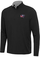 Antigua Columbus Blue Jackets Mens Content Long Sleeve Qtr Zip Pullover